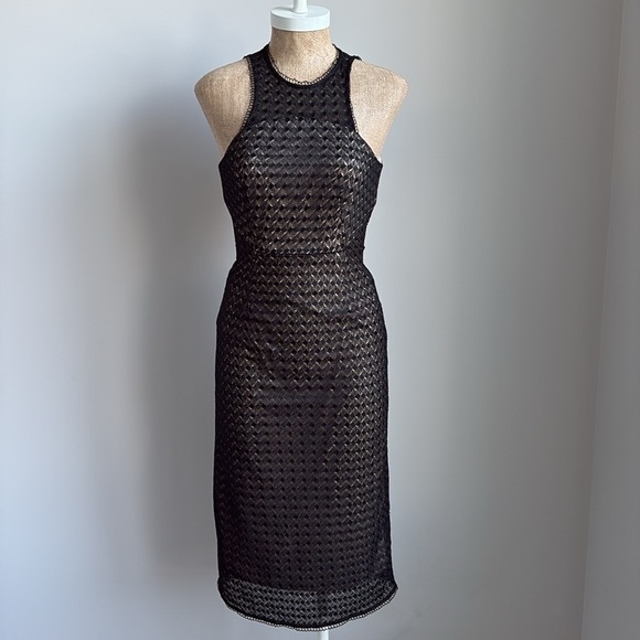 NSR Halter Crochet Midi Dress Size SMALL - Picture 2 of 8
